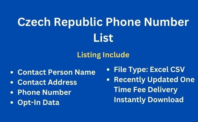 Czech-Republic phone number list