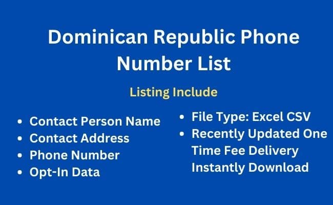Dominican-Republic phone number list