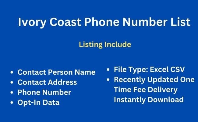 Ivory-Coast phone number list