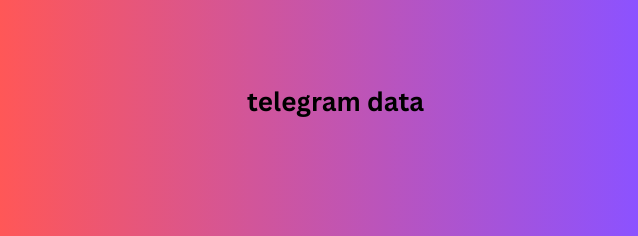 telegram data